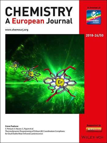 Des chercheurs du CBM font la page de couverture d’un volume du journal « Chemistry-A European Journal »