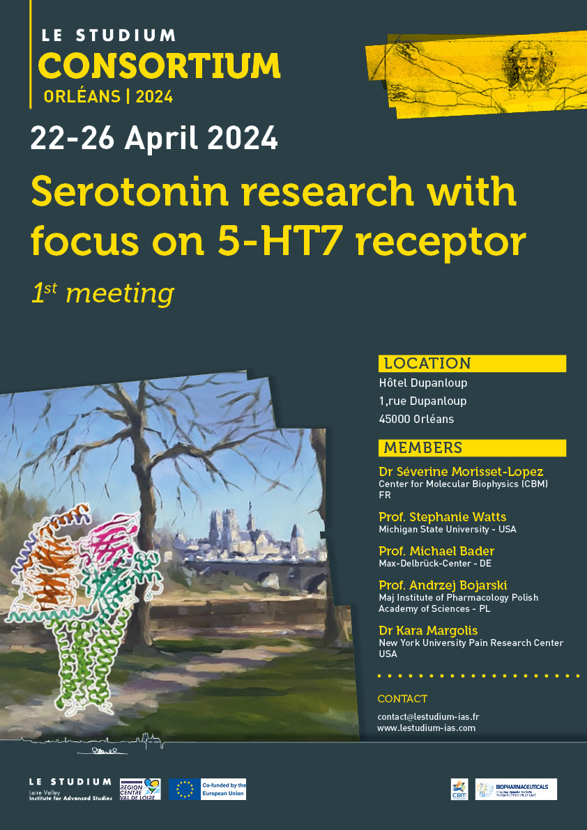 22 au 26 avril 2024 – 1er congrès du Consortium “Serotonin research”