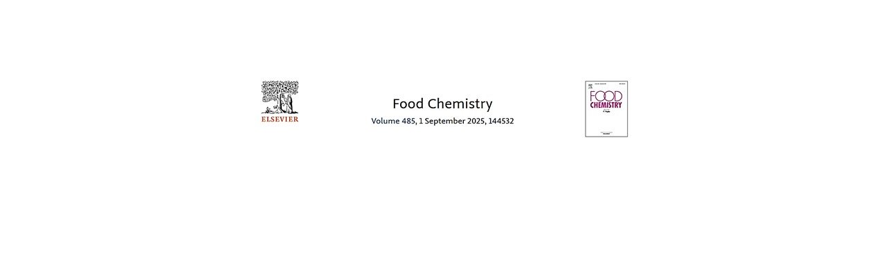 Bannière Food Chemistry