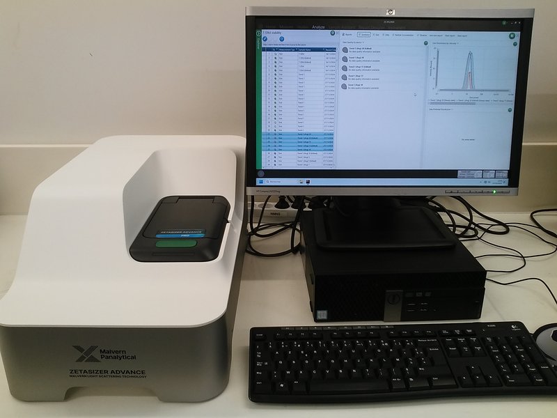 dynamic light scattering - Malvern Zetasizer Advance PRO